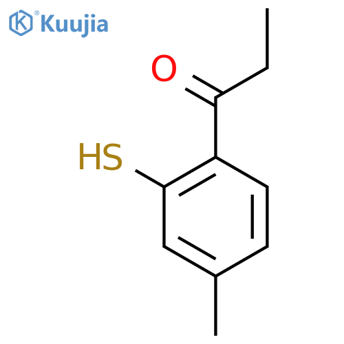 5-Methyl-2-propionylthiophenol structure