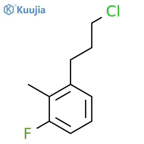 2-(3-Chloropropyl)-6-fluorotoluene structure