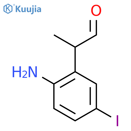 2-Amino-5-iodophenylpropanal structure