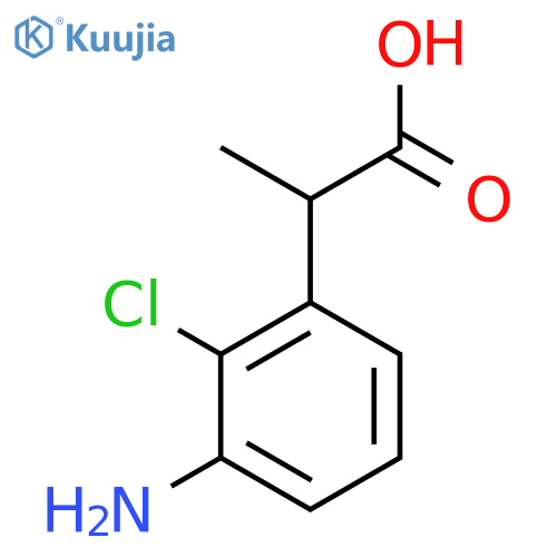 3-Amino-2-chlorophenylpropanoic acid structure