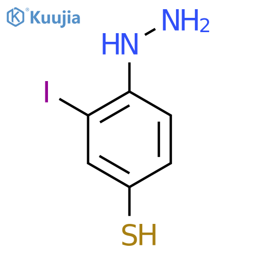 2-Iodo-4-mercaptophenylhydrazine structure