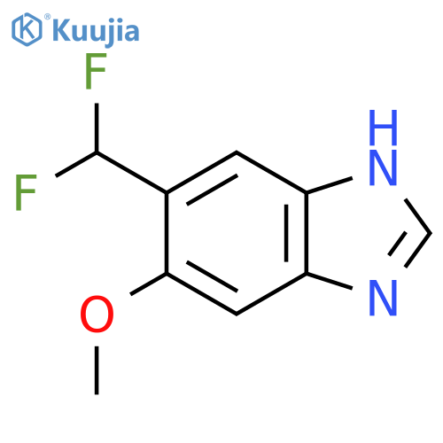 5-Difluoromethyl-6-methoxy-1H-benzimidazole structure