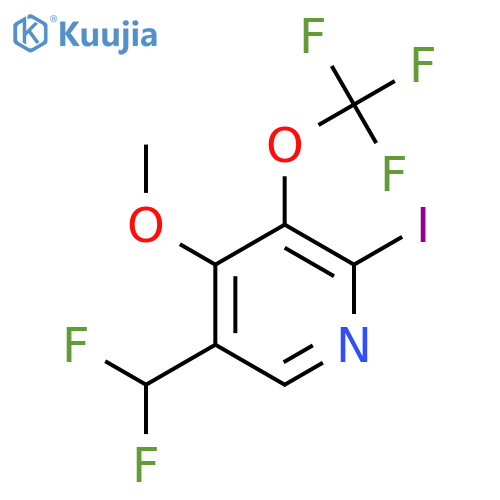 5-(Difluoromethyl)-2-iodo-4-methoxy-3-(trifluoromethoxy)pyridine structure