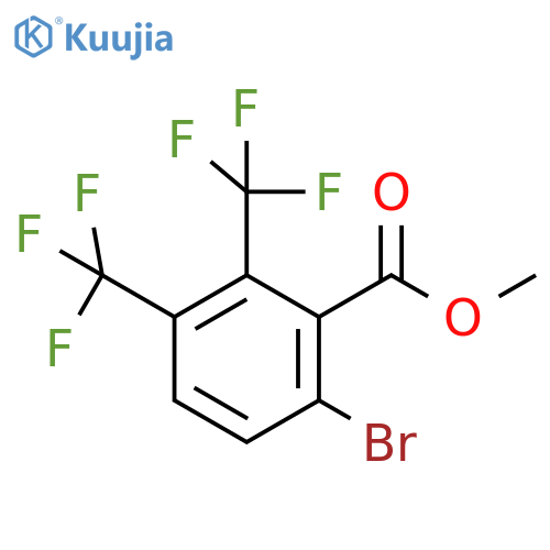 Methyl 2,3-bis(trifluoromethyl)-6-bromobenzoate structure