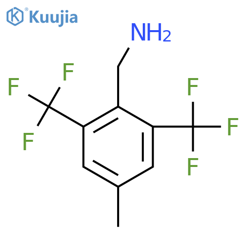 2,6-Bis(trifluoromethyl)-4-methylbenzylamine structure