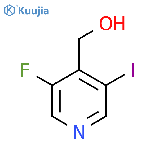 3-Fluoro-5-iodopyridine-4-methanol structure