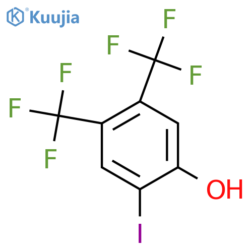 4,5-Bis(trifluoromethyl)-2-iodophenol structure