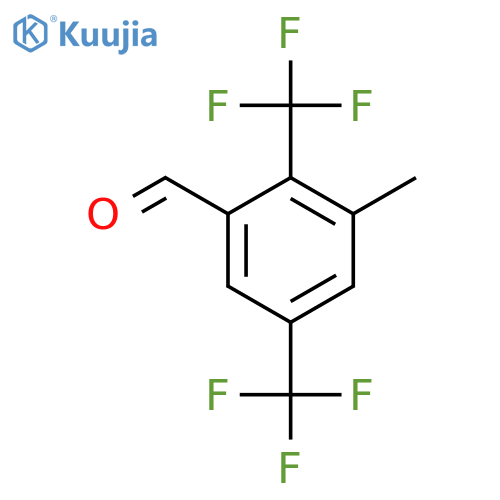 2,5-Bis(trifluoromethyl)-3-methylbenzaldehyde structure