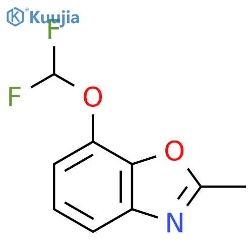 7-(Difluoromethoxy)-2-methylbenzo[d]oxazole structure