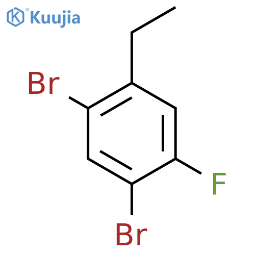 1,5-Dibromo-2-ethyl-4-fluorobenzene structure