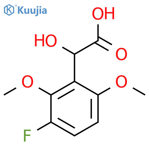 2,6-Dimethoxy-3-fluoromandelic acid structure