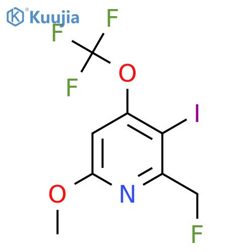 2-(Fluoromethyl)-3-iodo-6-methoxy-4-(trifluoromethoxy)pyridine structure
