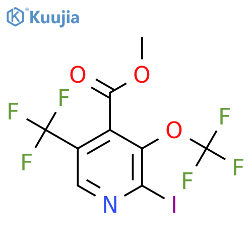 Methyl 2-iodo-3-(trifluoromethoxy)-5-(trifluoromethyl)pyridine-4-carboxylate structure
