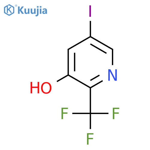 3-Hydroxy-5-iodo-2-(trifluoromethyl)pyridine structure