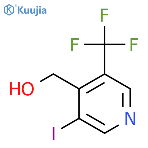 3-Iodo-5-(trifluoromethyl)pyridine-4-methanol structure