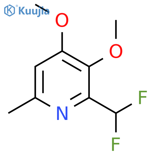 2-(Difluoromethyl)-3,4-dimethoxy-6-methylpyridine structure