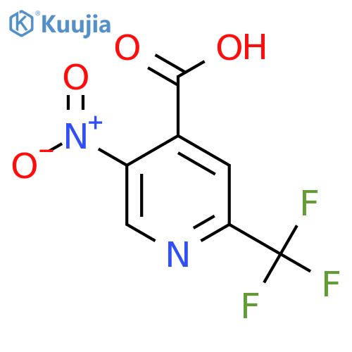 5-Nitro-2-(trifluoromethyl)isonicotinic acid structure