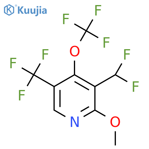 3-(Difluoromethyl)-2-methoxy-4-(trifluoromethoxy)-5-(trifluoromethyl)pyridine structure