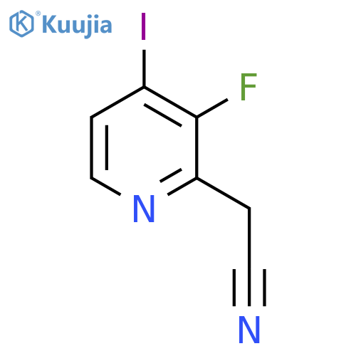 3-Fluoro-4-iodopyridine-2-acetonitrile structure