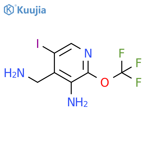 3-Amino-4-(aminomethyl)-5-iodo-2-(trifluoromethoxy)pyridine structure