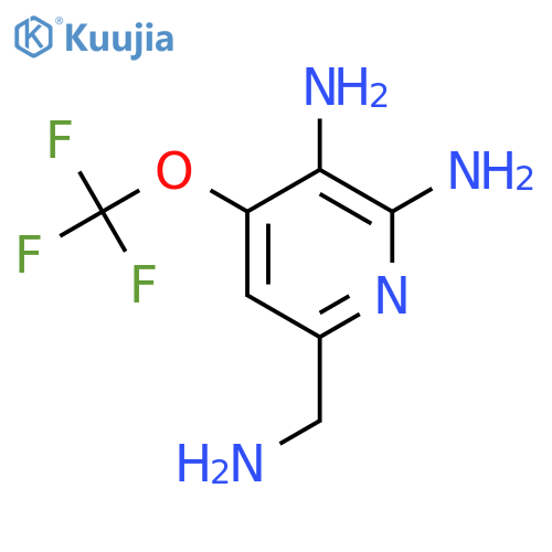 6-(Aminomethyl)-2,3-diamino-4-(trifluoromethoxy)pyridine structure