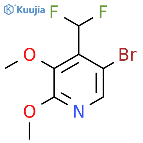 5-Bromo-4-(difluoromethyl)-2,3-dimethoxypyridine structure