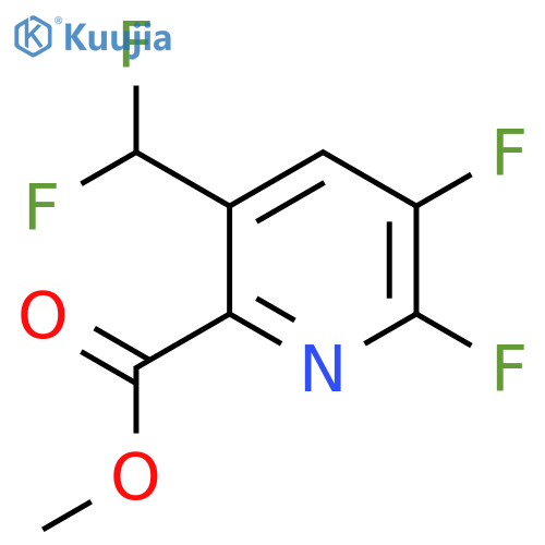 Methyl 2,3-difluoro-5-(difluoromethyl)pyridine-6-carboxylate structure
