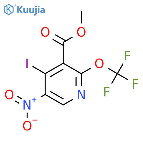 Methyl 4-iodo-5-nitro-2-(trifluoromethoxy)pyridine-3-carboxylate structure