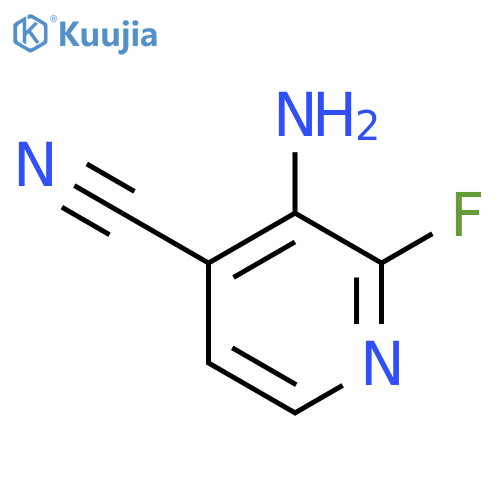 3-Amino-2-fluoroisonicotinonitrile structure