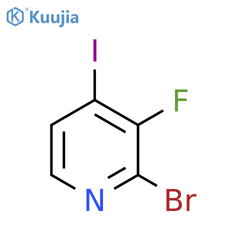 2-Bromo-3-fluoro-4-iodopyridine structure