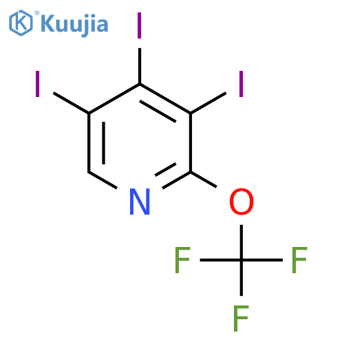 2-(Trifluoromethoxy)-3,4,5-triiodopyridine structure
