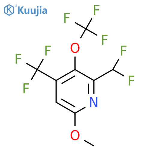 2-(Difluoromethyl)-6-methoxy-3-(trifluoromethoxy)-4-(trifluoromethyl)pyridine structure
