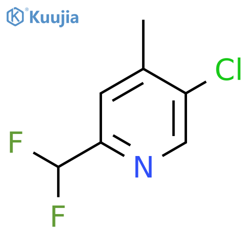5-Chloro-2-(difluoromethyl)-4-methylpyridine structure