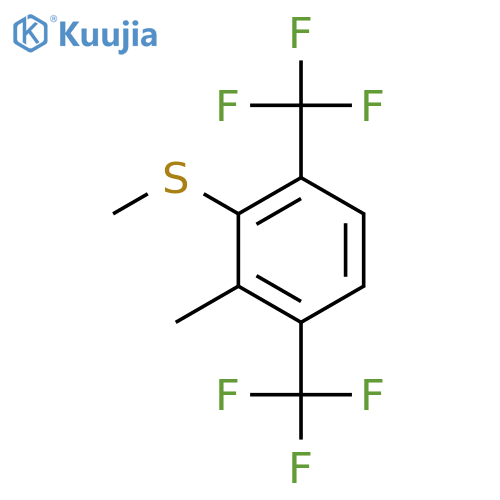 3,6-Bis(trifluoromethyl)-2-(methyl)thioanisole structure