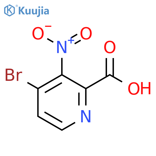4-Bromo-3-nitropicolinic acid structure
