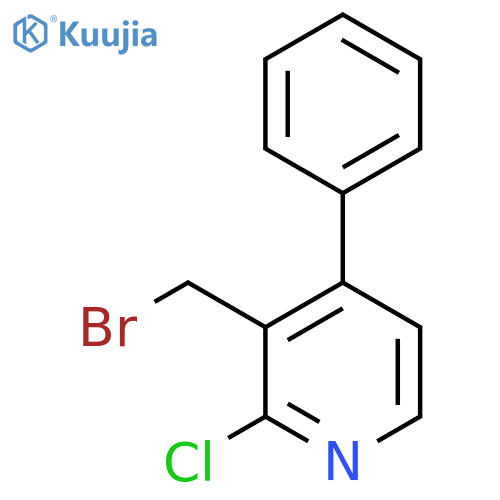 3-Bromomethyl-2-chloro-4-phenylpyridine structure