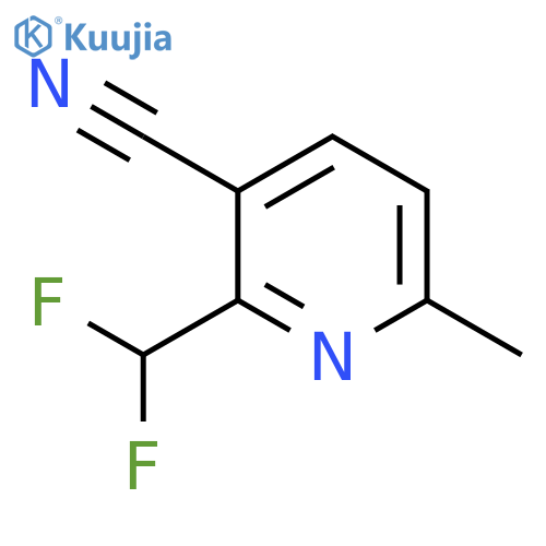 3-Cyano-2-(difluoromethyl)-6-methylpyridine structure