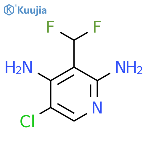 5-Chloro-2,4-diamino-3-(difluoromethyl)pyridine structure