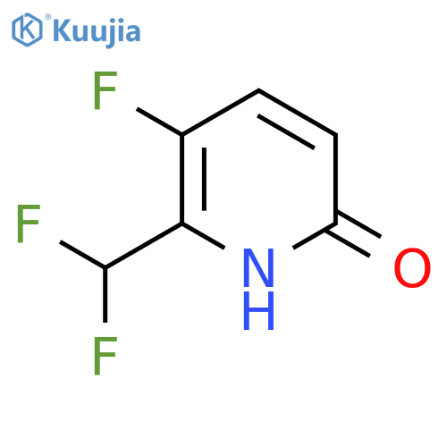 2-(Difluoromethyl)-3-fluoro-6-hydroxypyridine structure