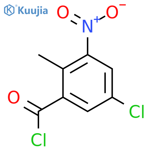 5-Chloro-2-methyl-3-nitrobenzoyl chloride structure