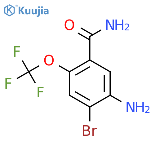 5-Amino-4-bromo-2-(trifluoromethoxy)benzamide structure