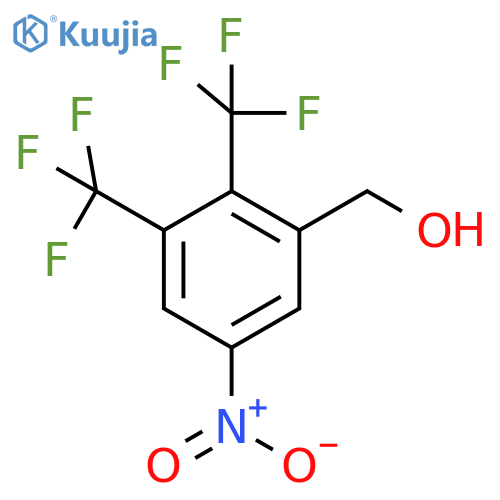 2,3-Bis(trifluoromethyl)-5-nitrobenzyl alcohol structure