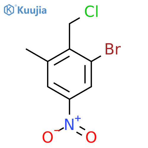 2-Bromo-6-methyl-4-nitrobenzyl chloride structure
