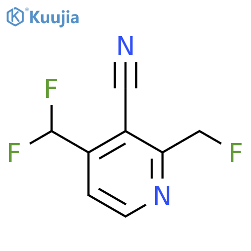 3-Cyano-4-(difluoromethyl)-2-(fluoromethyl)pyridine structure