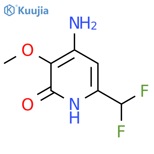 4-Amino-6-(difluoromethyl)-2-hydroxy-3-methoxypyridine structure