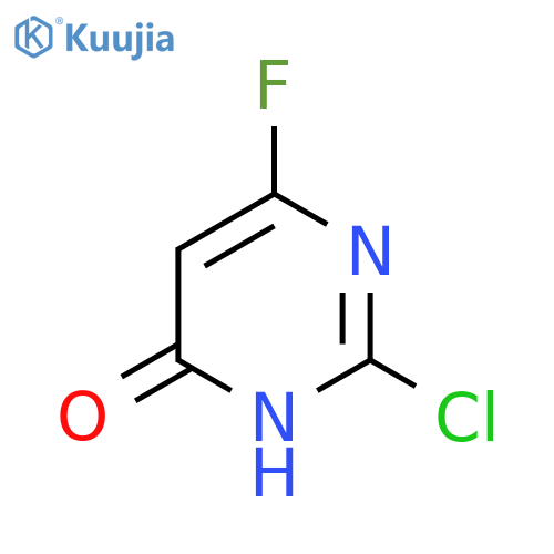 2-Chloro-6-fluoropyrimidin-4-ol structure