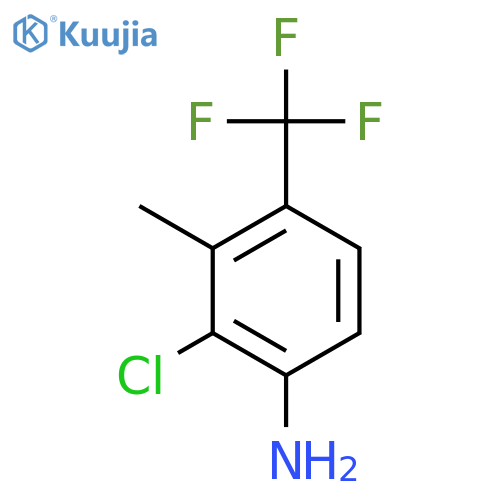 2-Chloro-3-methyl-4-(trifluoromethyl)aniline structure