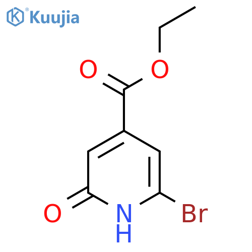 Ethyl 2-bromo-6-hydroxyisonicotinate structure