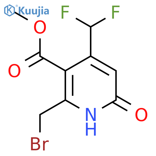 Methyl 2-(bromomethyl)-4-(difluoromethyl)-6-hydroxypyridine-3-carboxylate structure