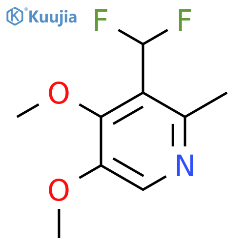 3-(Difluoromethyl)-4,5-dimethoxy-2-methylpyridine structure
